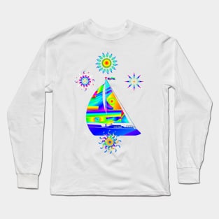 Sailing Boat Long Sleeve T-Shirt